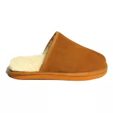 Pantufla De Cuero De Ovino Modelo 1218