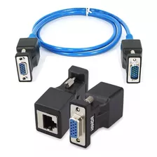 Extensor Vga Por Utp Rj45 - Alargue Hasta 20 Metros