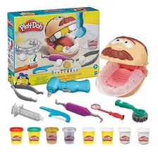 Massinha Play Doh Brincando De Dentista E Acessórios Hasbro