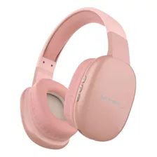 Auricular Inalámbrico Dual Bluetooth Aux Netmak Volt Rosa