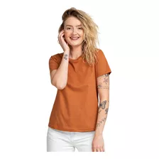 Camiseta Babylook Feminina Básica Algodão Várias Cores