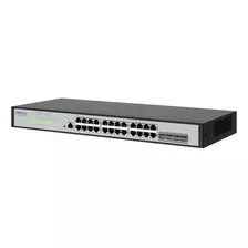 Switch Intelbras 24 Portas Gigabit Ethernet Sg 2404d Mr L2+