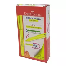 Caneta Marca Texto Amarelo 12 Unidades Grifpen Faber Castell