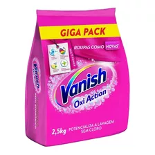 Tira Manchas Em Pó Oxi Action Pink Refil Econômico Vanish 2,5 Kg Giga Pack