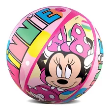 Bola Infantil Inflável 40cm Resistente Etitoys Piscina Cor Minnie