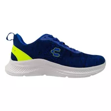 Tenis Charly Para Caballero Modelo 1086205 Azul Rey