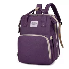 Mochila Maternidade Bolsa Berço Caminha Térmica Moisés Top Cor Violeta