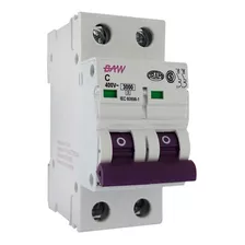 Llave Termica Bipolar 20amp 2x20 Baw Iram Color Blanco Corriente Nominal 10 A Voltaje Nominal 220v