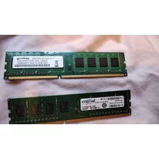 Memoria Ram 4gb 2 = 8 Gb Ddr3 1600 Mhz Pc