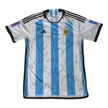 Camisa Autografada Argentina Campeões Copa 2022