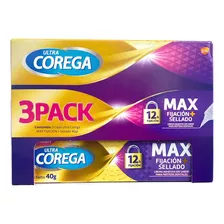 3 Pack Corega Max Fijación Y Sellado 40g Cu