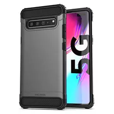 Funda Para Galaxy S10 5g Gris Proteccion De Grado Militar