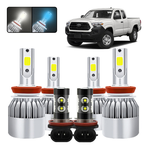 28000lm Kit De Focos Led 9003 H4 Para Toyota Haz Alto Y Bajo Toyota Tacoma