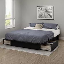 South Shore Gramercy Fullqueen Platform Bed 5460 Con Cajones