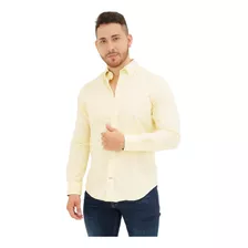 Camisa Nautica Amarilla Hombre 01604w 7sn