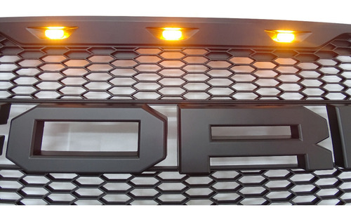 Mscara  Ford F-150 Tipo Raptor C/led Negra 2009-2015 Foto 7