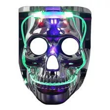 Usa Flag Led Lightup Skull Maskunique En Rave Mask Co...