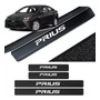 4 Stickers Proteccin Estribos Toyota Prius Fibra Carbono