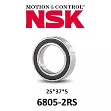 Rodamiento Sellado Nsk 6805-2rs