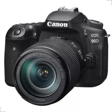 Canon Eos Kit 90d + Lente 18-135mm Is Usm Dslr Cor Preto