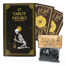 Tarot Negro 22 Cartas Tarô Magia Veja Seu Futuro + Banho Exú