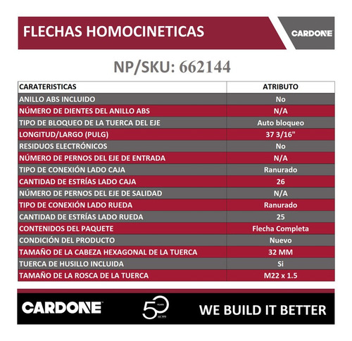 Flecha Homocinetica Delantera Der Ford Focus Zx5 2005 Foto 4