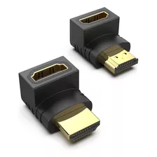 Benfei Adaptador Hdmi De Ángulo Recto Macho A Hembra - Paq.