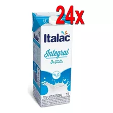 24 Litros Leite Integral 3% Gordura Italac Atacado 