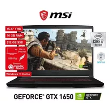 Laptop Msi Gf63 Thin 10scxr-485us Gaming Core I7 
