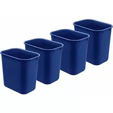 Acrimet Wastebasket Bin 27qt (plastic) (blue Color) (set Of 