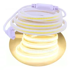 33mts Mangueira Fita Led Cob Ip67 280leds /mt + 03 Conector Cor Da Luz Branco-neutro Tensão De Operação Escolher Ac - 110v