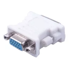 Adaptador Dvi-i 24+5 Pinos Macho P/ Vga 15 Pinos Femea