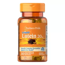 Puritan's Pride, Lutein 20 Mg With Zeaxanthin 30cp