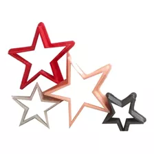 Cortante Plástico 4 Estrellas 3d Galletita