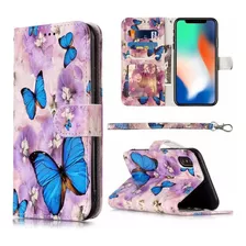 Compatible Xs Max Wallet Case Pattern Premium Pu Lea...