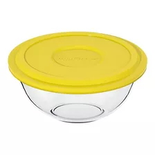 Bowls De Vidrio Templado Con Tapa 1500ml Marinex