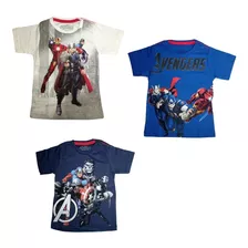 Camisetas Super Herois Infantil