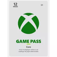 Xbox Game Pass Core 12 Meses, Região Brasil