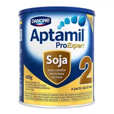 Fórmula Infantil Em Pó Danone Aptamil Proexpert Soja 2 En Lata De 400g A Partir Dos 6 Meses