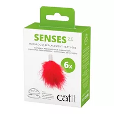 Repuesto X6 Plumas Seta Senses 2.0 Hongo Interactivo Gatos