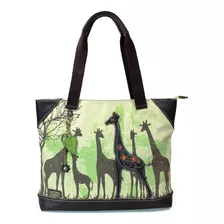 Chala Safari Forest Animal - Bolso Grande De Lona Para Hombr