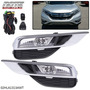 Fit For 05-06 Honda Cr-v Crv Clear Bumper Fog Lights Lam Oad