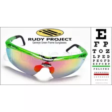 A64 Lente Sol Ciclismo Rudy Project Genetyk Green Frame New