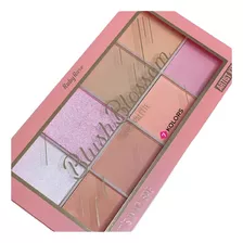 Paleta Blush E Iluminador Blosson 8 Tonos 