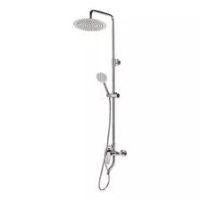 Regadera De Baño Ducha Columna Exterior Monocrontol Torre Cromada Teleducha Femmto