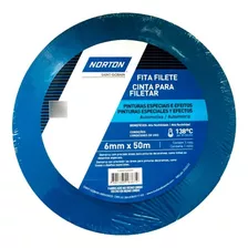 Fita Filete Pvc Norton 6 Mm X 50 Mt