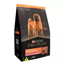 Pro Plan Adulto Sensitive Skin Cães Raça Media E Grande 15kg