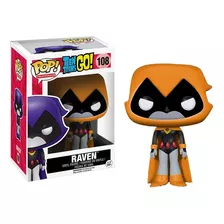 Funko Pop Raven Naranja Teen Titans Go Toysruz Con Protector