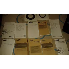 Lote 10 Manuales Samsung Galaxy + Dos Mini Cds