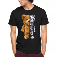 Camiseta Camisa T-shirt Verão Balada Urso Ted Robo Cyborg